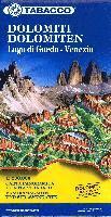 Dolomites / Lake Garda / Venice road map & panoramic map