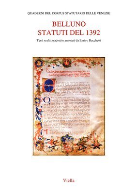 Enrico Bacchetti, Gherardo Ortalli - Belluno. Statuti del 1392, Häftad. Tillgänglighet: Tillfälligt slut