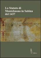 Mario Ascheri, Tersilio Leggio - Lo Statuto Di Montebuono in Sabina del 1437, Häftad