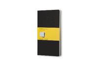 e-Bok Moleskine Cahier Large rutad svart 3 pack