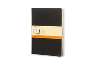 e-Bok Moleskine Cahier X Large linjerad svart 3 pack