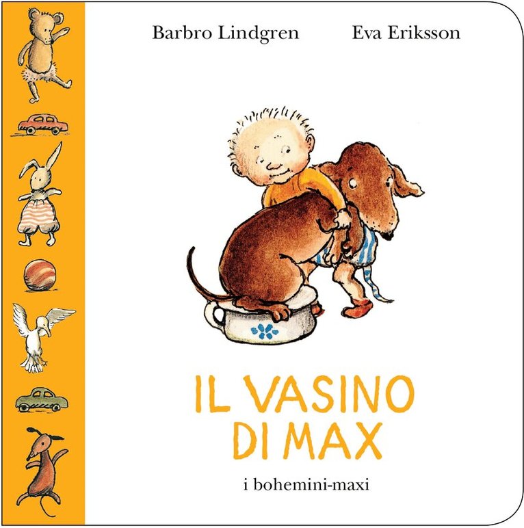 Barbro Lindgren - Max Potta (Italienska), Kartonnage