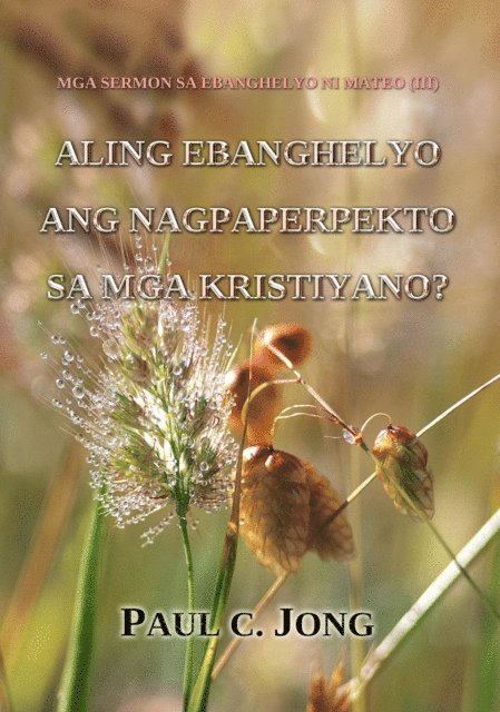 Paul C. Jong - Mga Sermon sa Ebanghelyo ni Mateo (III) - Aling Ebanghelyo Ang Nagpaperpekto sa Mga Kristiyano?, E-bok