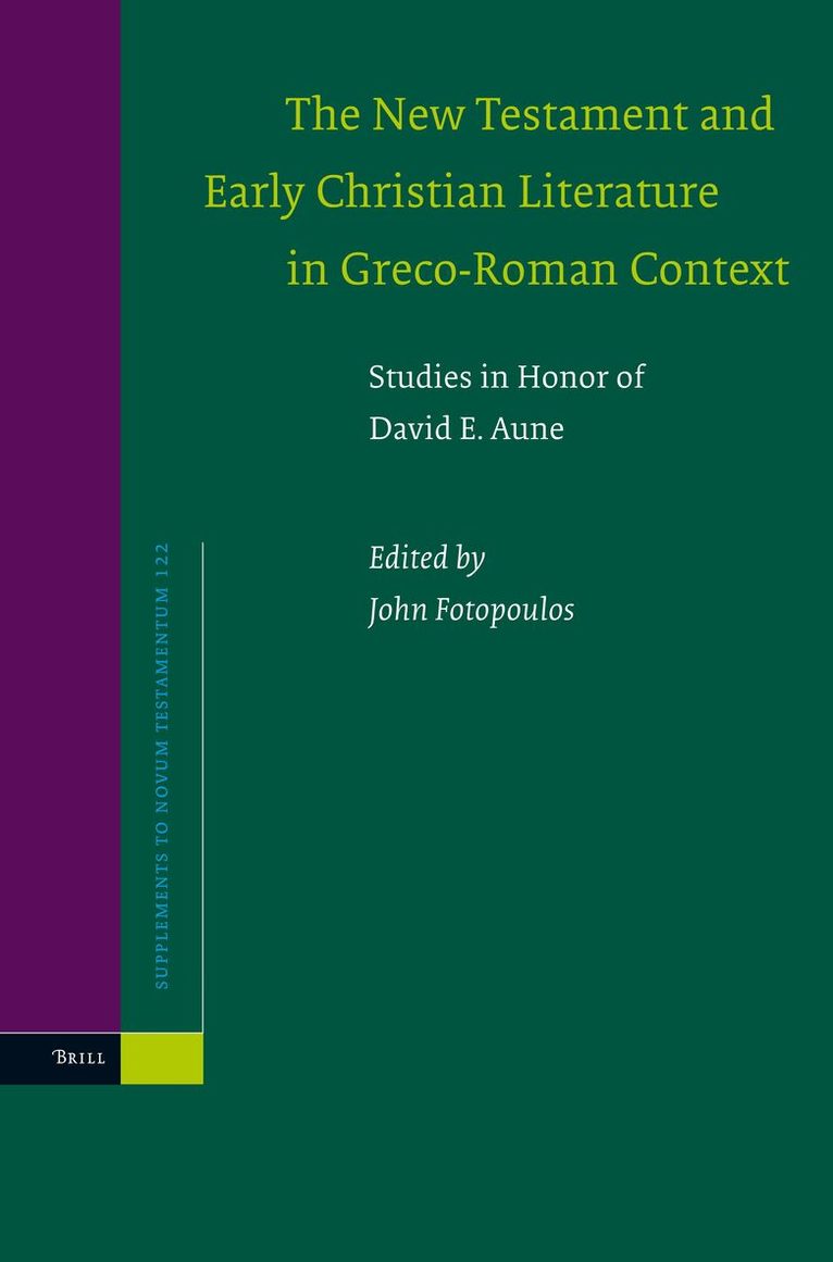 New Testament and Early Christian Literature in Greco-Roman Context