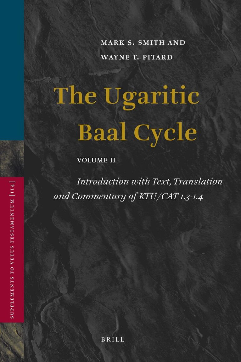 Mark Smith, Wayne Pitard - Ugaritic Baal Cycle, Inbunden