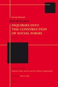 Sociology: Inquiries Into the Construction of Social Forms