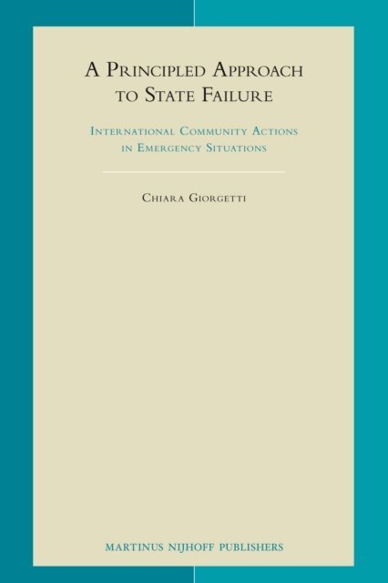 Chiara Giorgetti - Principled Approach to State Failure, E-bok
