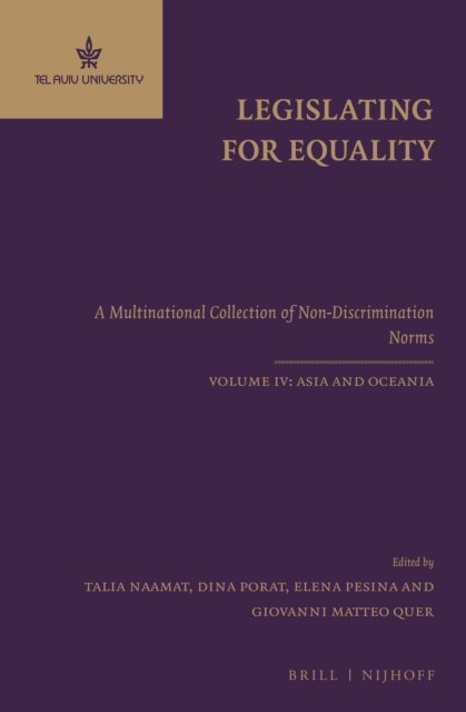 Giovanni Matteo Quer, Elena Pesina, Dina Porat, Talia Naamat - Legislating for Equality, E-bok