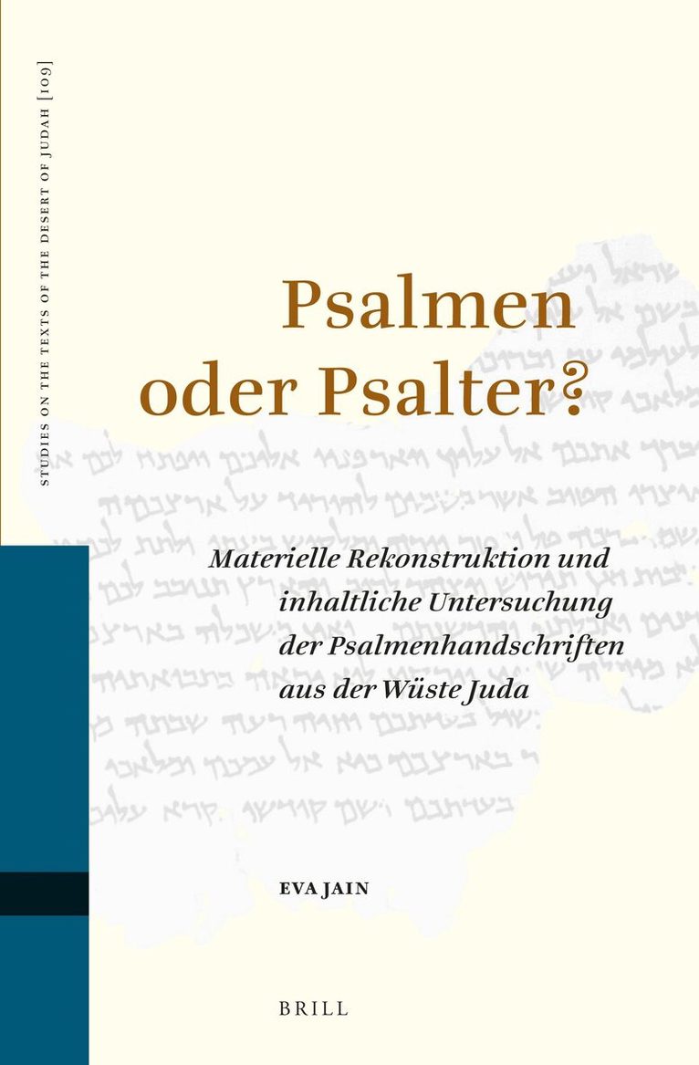 Eva Jain - Psalmen oder Psalter?, Inbunden