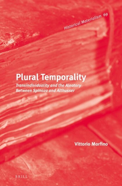 Vittorio Morfino - Plural Temporality, E-bok