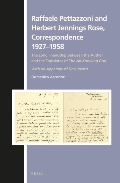 Domenico Accorinti - Raffaele Pettazzoni and Herbert Jennings Rose, Correspondence 1927-1958, E-bok