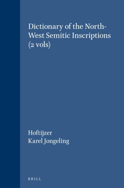 Karel Jongeling, Hoftijzer - Dictionary of the c Inscriptions (2 vols), E-bok