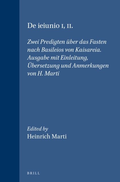 Heinrich Marti - De ieiunio I, II, E-bok