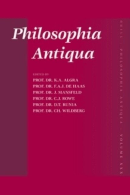 Han Baltussen - Theophrastus against the Presocratics and Plato, E-bok