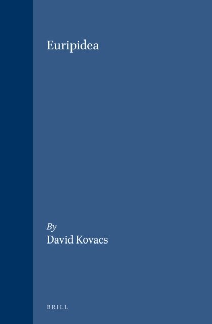 Kovacs - Euripidea, E-bok