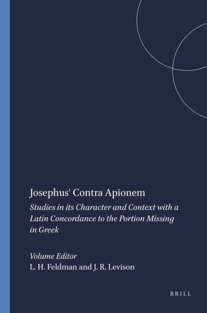 Josephus' Contra Apionem, E-bok