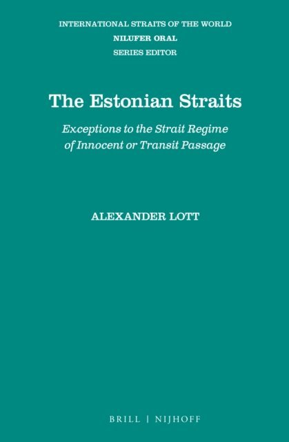 Alexander Lott - Estonian Straits, E-bok