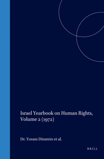 Yoram Dinstein - Israel Yearbook on Human Rights, Volume 2 (1972), E-bok