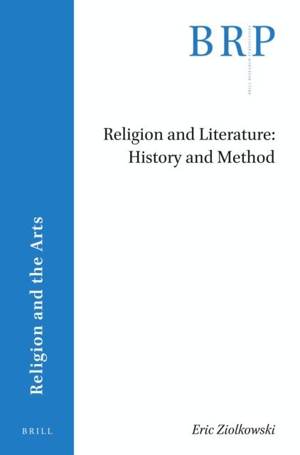 Eric Ziolkowski - Religion and Literature: History and Method, E-bok