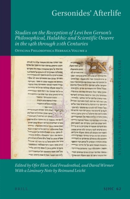 David Wirmer, Gad Freudenthal, Ofer Elior - Gersonides' Afterlife, E-bok