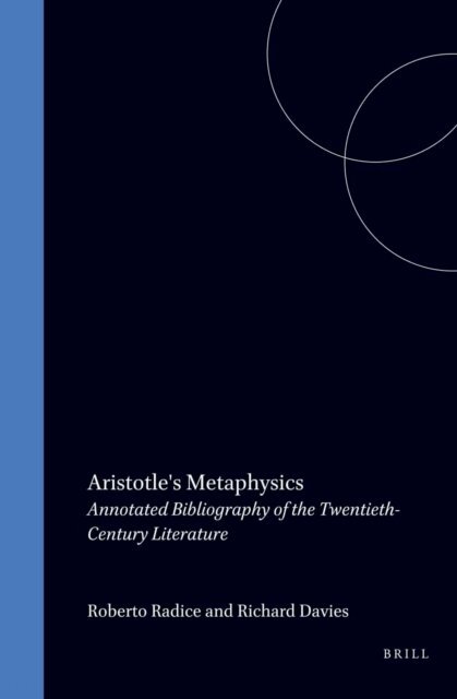 Richard Davies, Roberto Radice - Aristotle's Metaphysics, E-bok