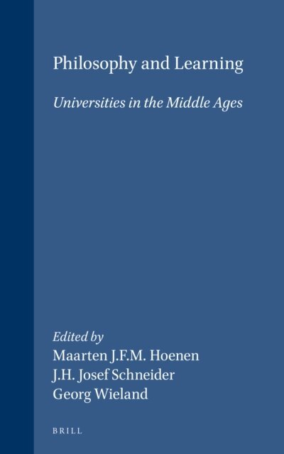 Wieland, Schneider, Maarten Hoenen - Philosophy and Learning, E-bok