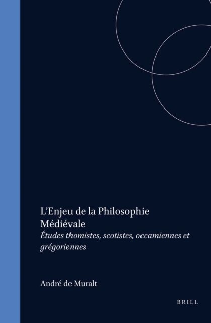 de Muralt - L'enjeu de la philosophie medievale, E-bok