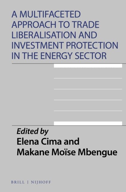 Makane Moise Mbengue, Elena Cima - Multifaceted Approach to Trade Liberalisation and Investment Protection in the Energy Sector, E-bok