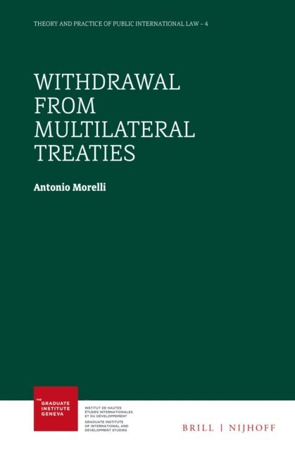 Antonio Morelli - Withdrawal from Multilateral Treaties, E-bok