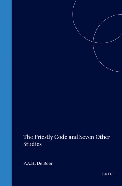 Vink - Priestly Code and Seven Other Studies, E-bok