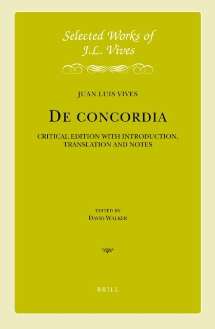 Juan Luis Vives - De concordia, E-bok
