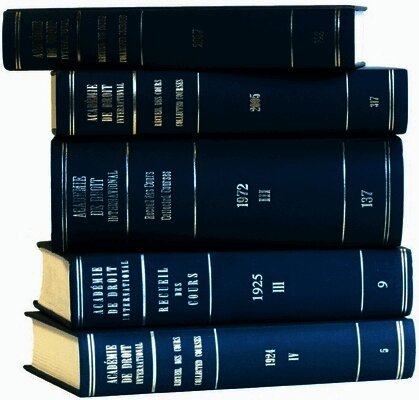 Académie de Droit International de la Ha - Recueil Des Cours, Collected Courses, Tome 428, Inbunden