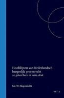 W. Hugenholtz - Hoofdlijnen Van Nederlandsch Burgerlijk Procesrecht: 2e Geheel Herziene En Vermeerderde Druk, Inbunden