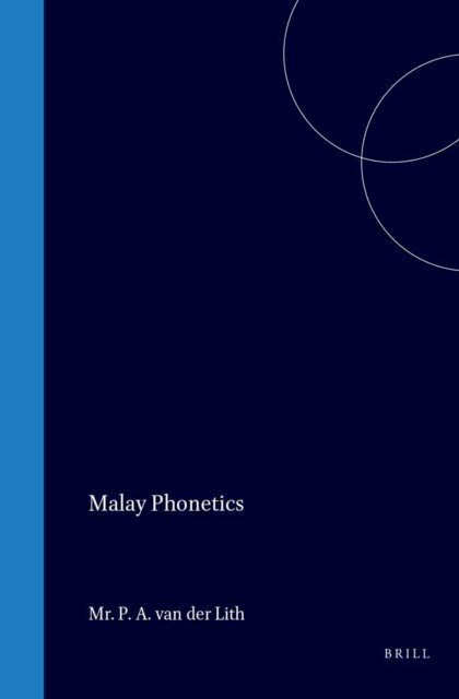 A A Fokker - Malay phonetics, E-bok
