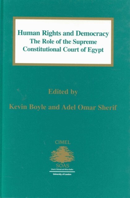 Adel Omar Sherif, Kevin Boyle - Human Rights and Democracy, E-bok