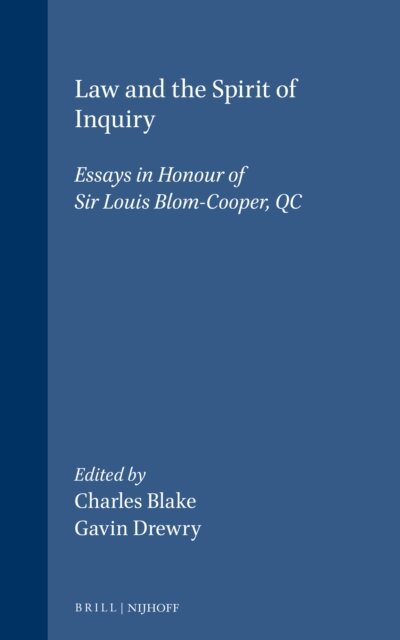 Gavin Drewry, Charles Blake - Law and the Spirit of Inquiry, E-bok
