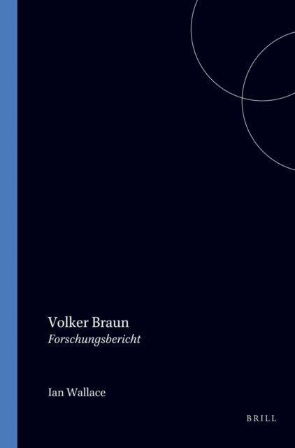 Ian Wallace - Volker Braun, E-bok