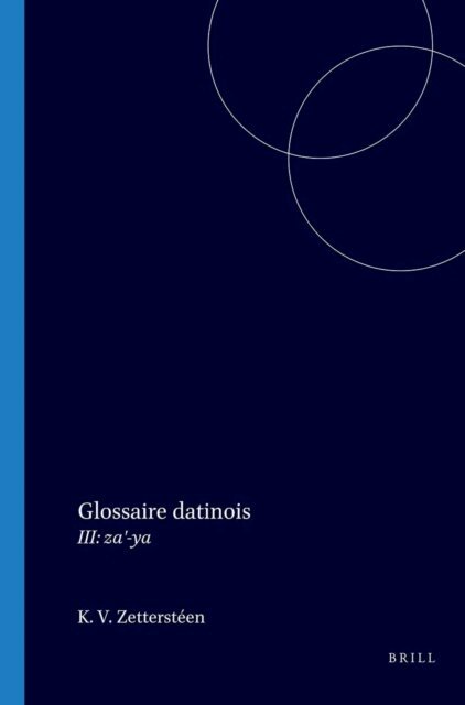 de Landberg - Glossaire datinois, III: za'-ya, E-bok