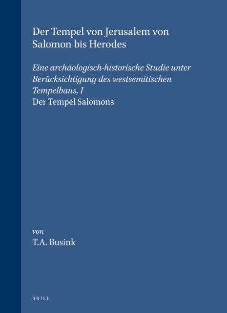 Busink - Tempel von Jerusalem von Salomon bis Herodes, E-bok