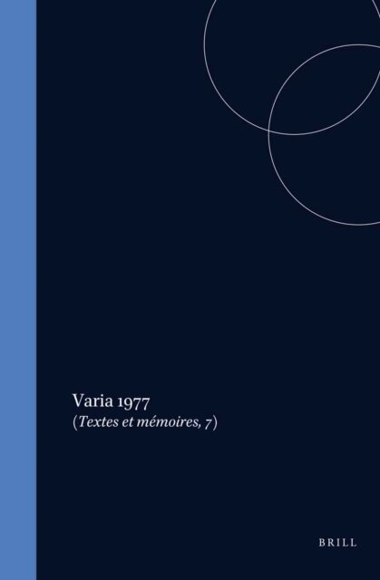 Various Authors & Editors - Varia 1977, E-bok