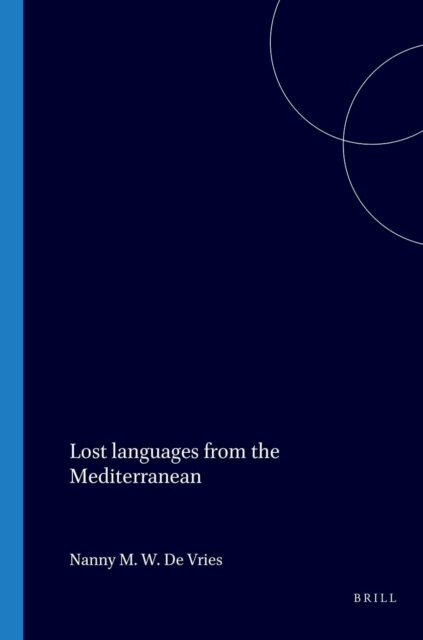 Woudhuizen, Best - Lost languages from the Mediterranean, E-bok