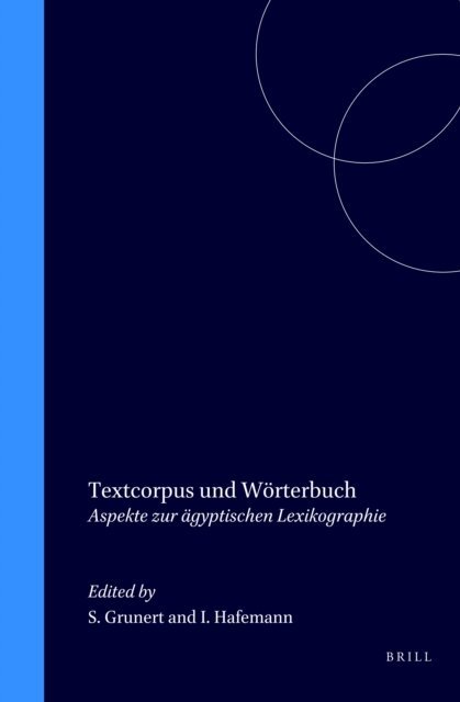 Ingelore Hafemann, Stefan Grunert - Textcorpus und Worterbuch, E-bok