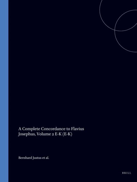 Karl Heinrich Rengstorf - Complete Concordance to Flavius Josephus, E-bok