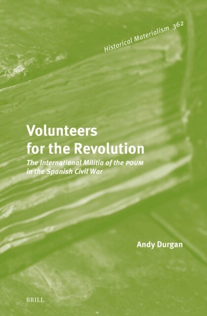 Andy Durgan - Volunteers for the Revolution, E-bok