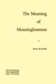 The Meaning of Meaninglessness