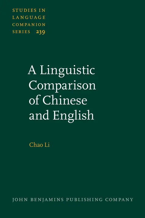 Chao Li - Linguistic Comparison of Chinese and English, Inbunden. Tillgänglighet: Lägg i varukorg