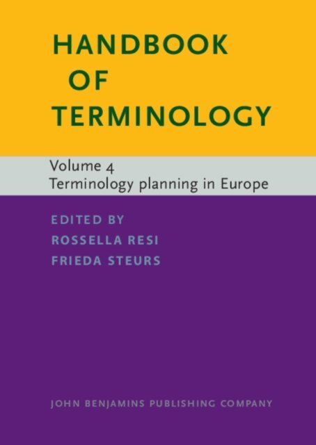 Steurs Frieda Steurs, Resi Rossella Resi - Handbook of Terminology, E-bok