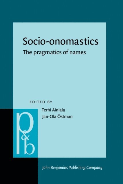 Ostman Jan-Ola Ostman, Ainiala Terhi Ainiala - Socio-onomastics, E-bok