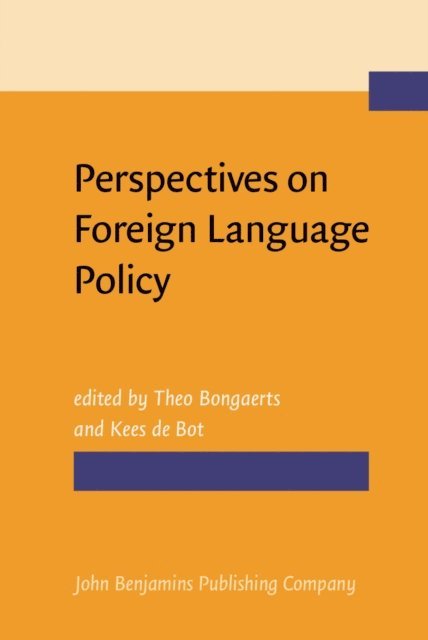 Bot Kees de Bot, Bongaerts Theo Bongaerts - Perspectives on Foreign Language Policy, E-bok