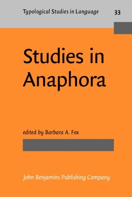 Fox Barbara A. Fox - Studies in Anaphora, E-bok